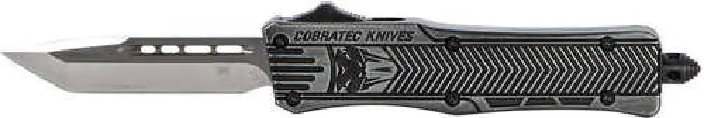 Cora Tec Knies Ctk-1 Small 2.75’’ 440c Stainless Steel Black Tanto Stonewashed Zinc-aluminum Alloy - Sswctk1stns