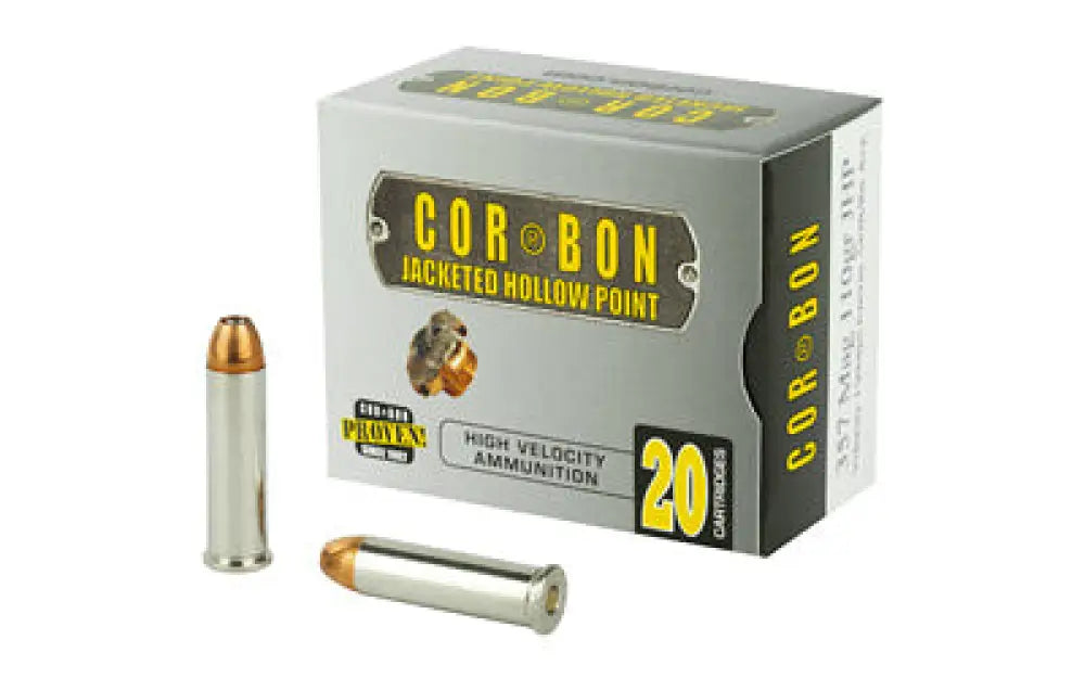 Corbon 357mag 110gr Jhp 20/500 Buy at Faith and Freedom Outdoors - Jacketed Hollow Point