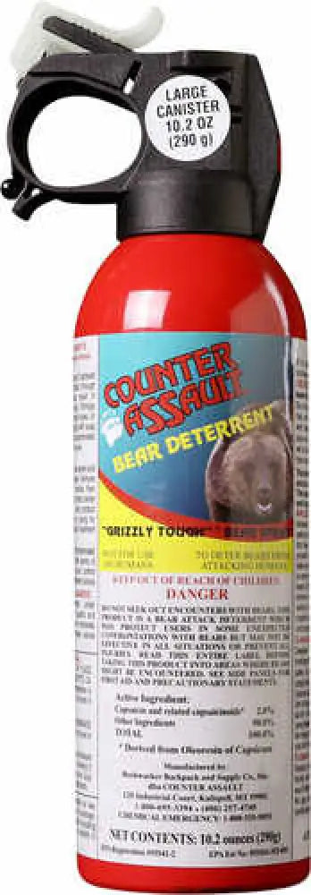 Counter Assault Bear Spray Capsaicin 32 Ft- 7 Seconds Range 10.20 Oz - 15067034