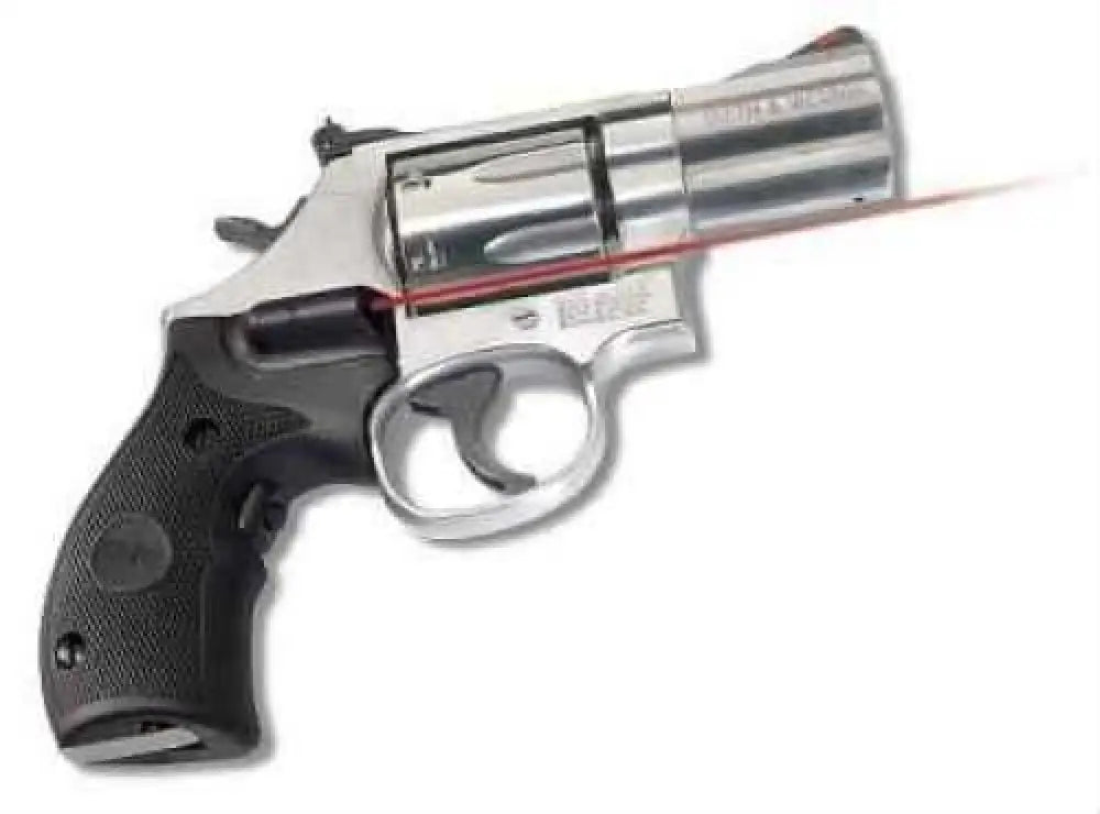 Crimson Trace Corporation Hi-brite Lasergrip Fits Compact Smith & Wesson k L-frame Round Butt Rubber Overmold Lg-306