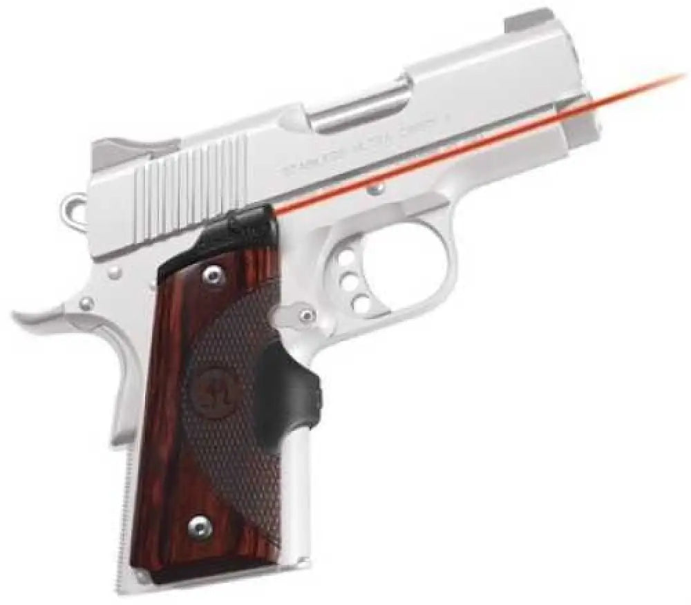 Crimson Trace Corporation Master Series Lasergrip 1911 Officers/defender Natural Rosewood Micro-compa - Lg-902