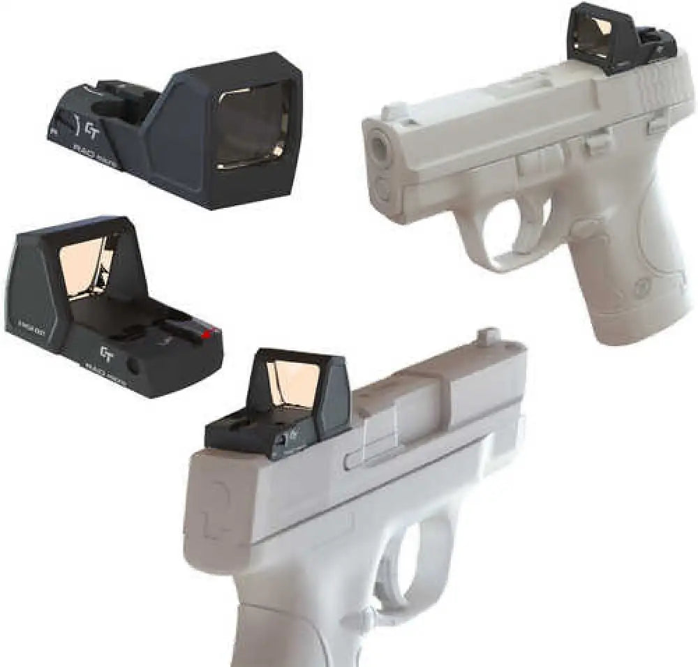 Crimson Trace Rad Micro Matte Black 1x 3 Moa Red Dot Reticle Compact/sub-compact Pistol Ct Radiant Sensor - 101800