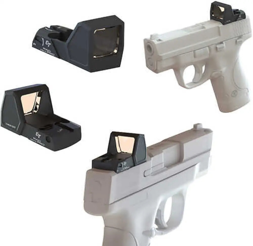 Crimson Trace Rad Micro Pro Open Reflex Compact/sub-compact Pistol 1x 3 Moa Red Dot Matte Black - 101970