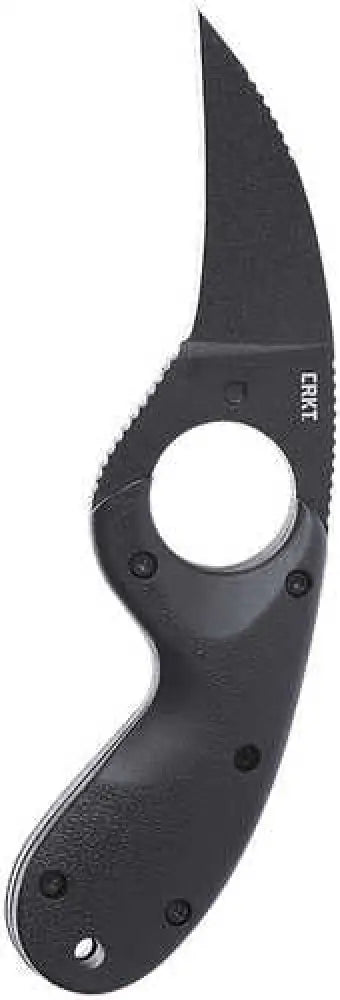 Crkt 2516k Bear Claw 2.39’’ Fixed Hawkbill Plain Black Powder Coated Aus-8a Ss Blade Textured Grn Handle