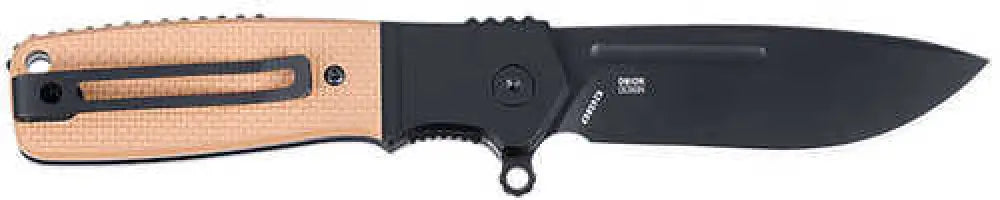 Crkt K245bkp Homefront Compact 2.91’’ Folding Plain Black Dlc S35vn Ss Blade Black/tan G10 Handle