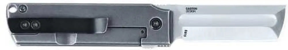 Crkt Minimalx Folding Knife 2-1/5’’ Cleaver Blade Grey - 5915