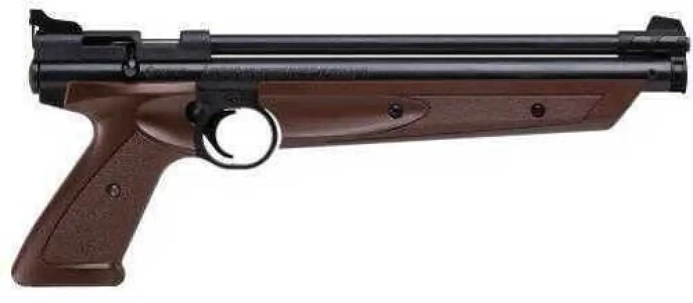 Crosman American Classic Multi-pump Air Pistol Bolt.177 Caliber Brown / Black - P1377br