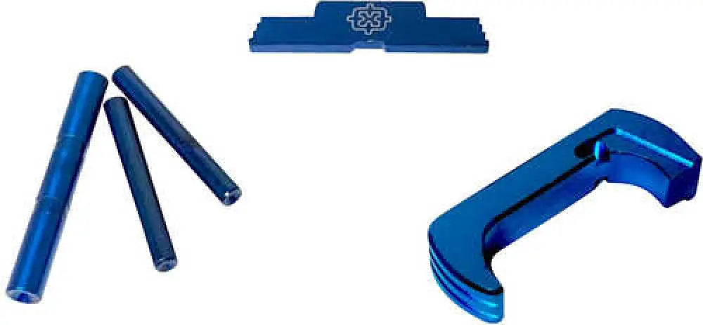 Cross Armory 3 Piece Kit Extended for Glock 17,19,26,34 Gen5 Blue Anodized Aluminum/steel Handgun - Crg5okbl