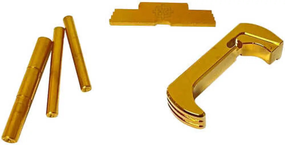 Cross Armory 3 Piece Kit Extended for Glock 17,19,26,34 Gen5 Gold Anodized Aluminum/steel Handgun - Crg5okgd