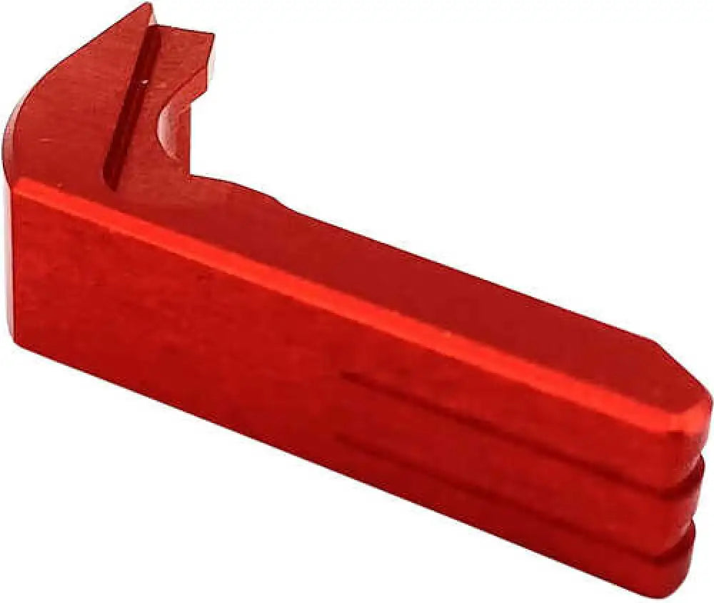 Cross Armory Magazine Catch Extended for Glock 17,19,22-28,31-35,37 Gen1-3 Handgun 7075-t6 Aluminum Red Anodized