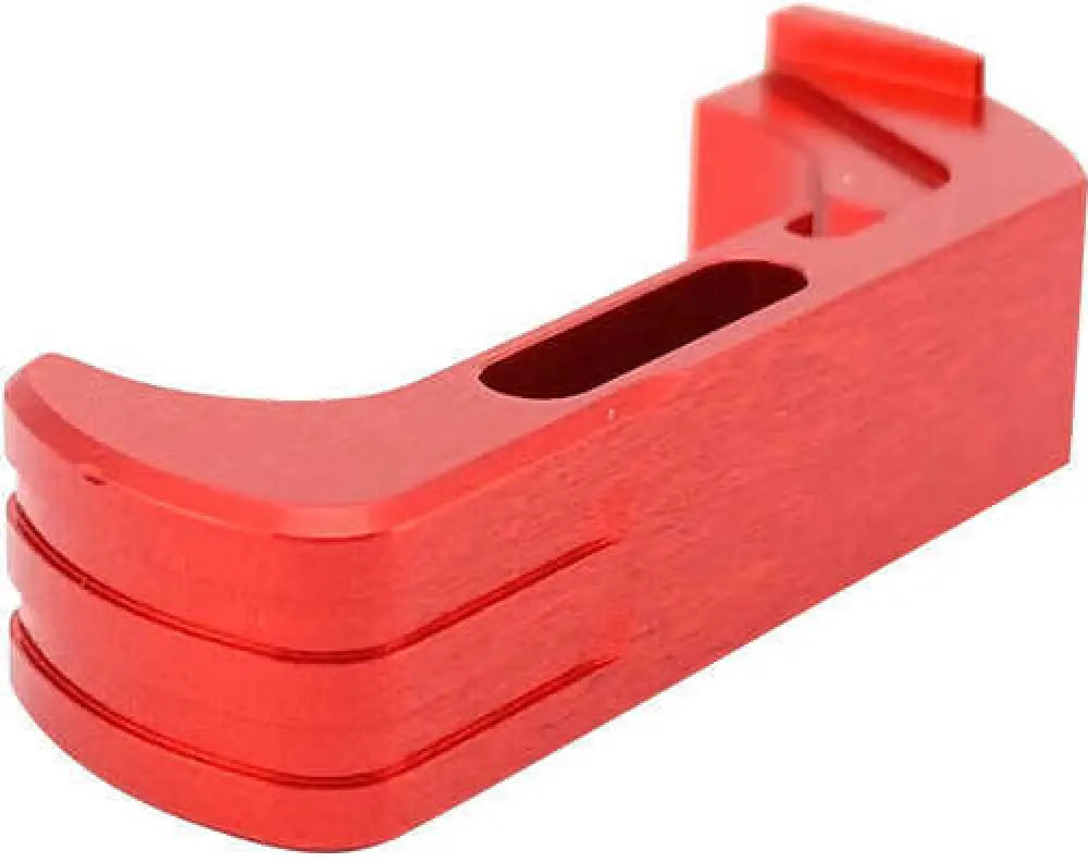 Cross Armory Magazine Catch Extended for Glock 17192223-2426272931-34 Gen4-5 Handgun 7075-t6 Aluminum Red an - Crg5mcrd