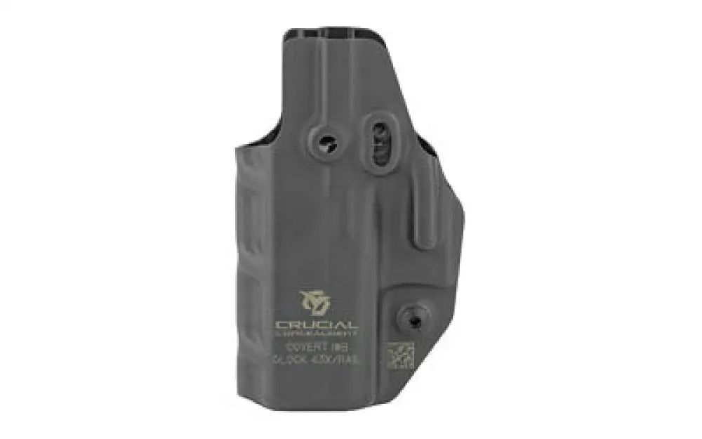 Crucial Inside Waistband for Glock 43/43x Ambidextrous Bk Buy at Faith and Freedom Outdoors - Holsters - Holster