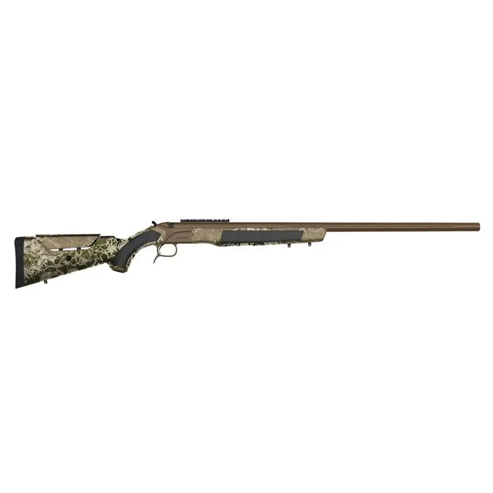 Cva Inline Accura Lr-x Muzzleloader.45 Cal 1:22 Cerakote Patriot Brown/nitride/realtree Hillside 30’’ Threaded 3/4x20