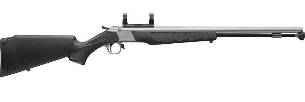 Cva Inline Wolf V2 Muzzleloader - Ss/black 50 Cal (ism) Ambi Adj Stock Qrbpqr Breach Plug Buy at Faith and Freedom