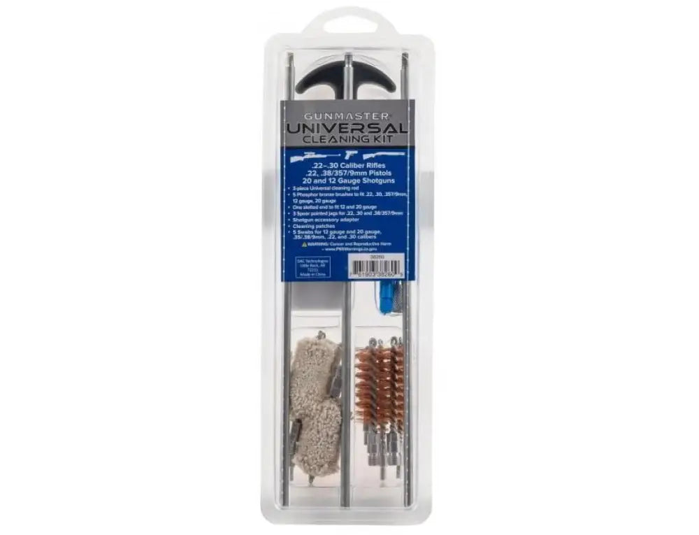Dac Technologies Gun Cleaning Kits Gunmaster Universal Kit in Re-usable Clamshell-19 Piece Buy at Faith and Freedom