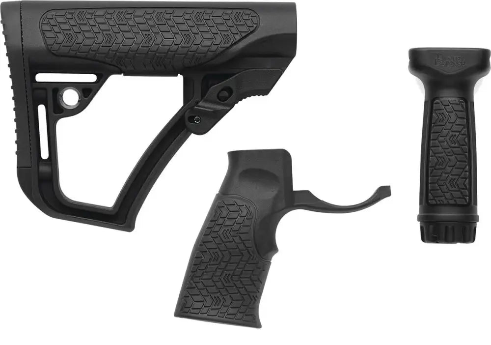 Daniel Defense Chassis & Stocks Collapsible Buttstock Pistol Grip Vertical Foregrip Combo Blk Buy at Faith and Freedom