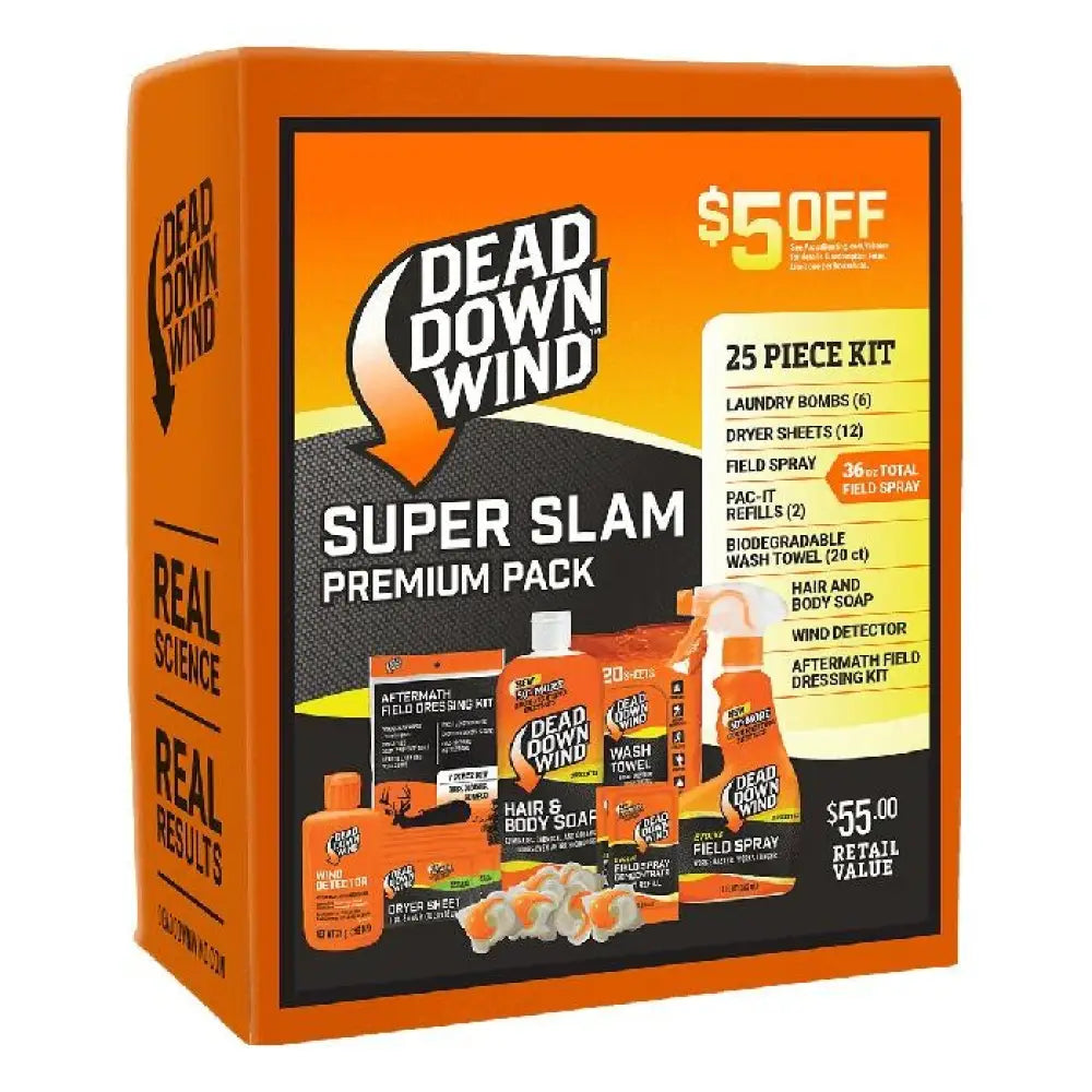 Dead Down Wind Hygiene Products Super Slam 25 Piece Box Kit Buy at Faith and Freedom Outdoors