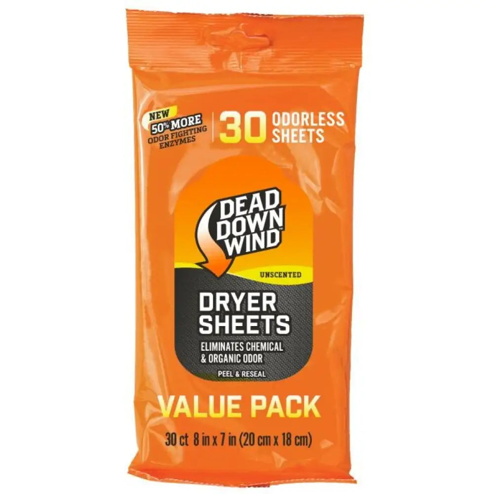 Dead Down Wind Laundry Detergent Dryer Sheets Value Pack 30/ct Buy at Faith and Freedom Outdoors