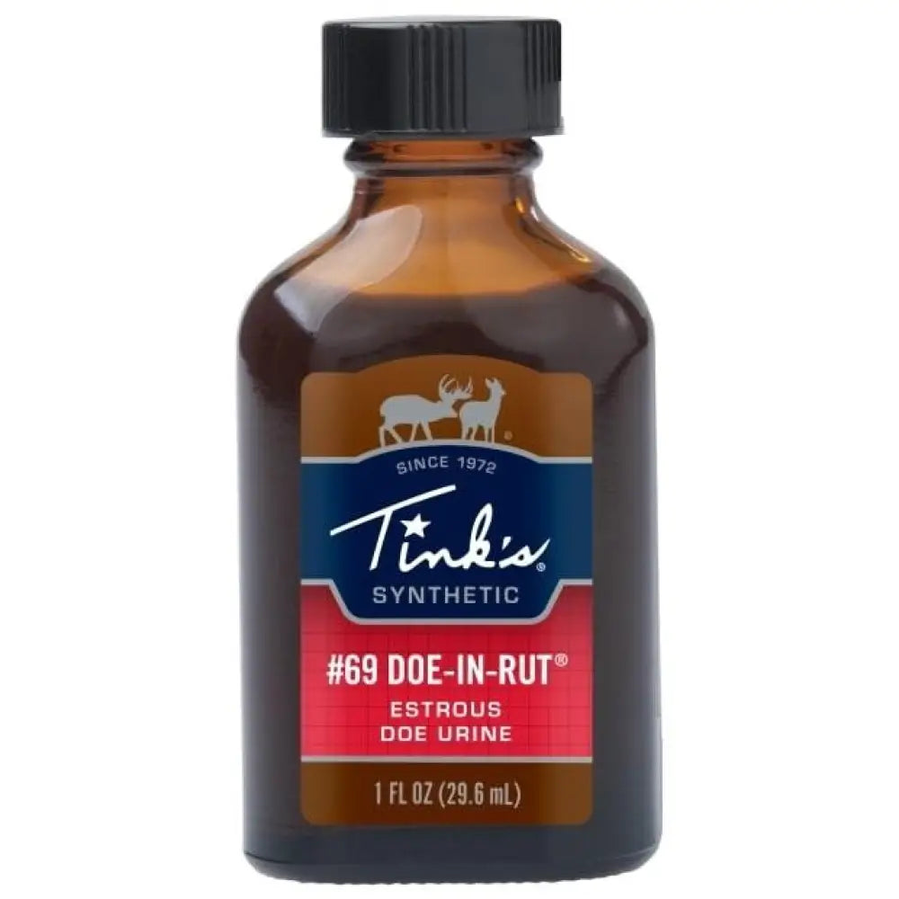 Dead Down Wind Scent Attractants Tinks #69 Doe-in-rut Synthetic 1oz Glass Bottle Buy at Faith and Freedom Outdoors