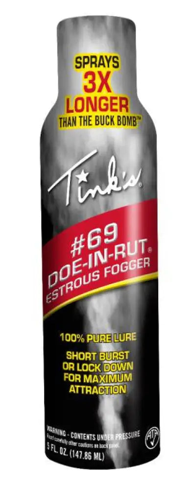 Dead Down Wind Scent Attractants Tink’s #69 Estrous Fogger - 5oz Buy at Faith and Freedom Outdoors