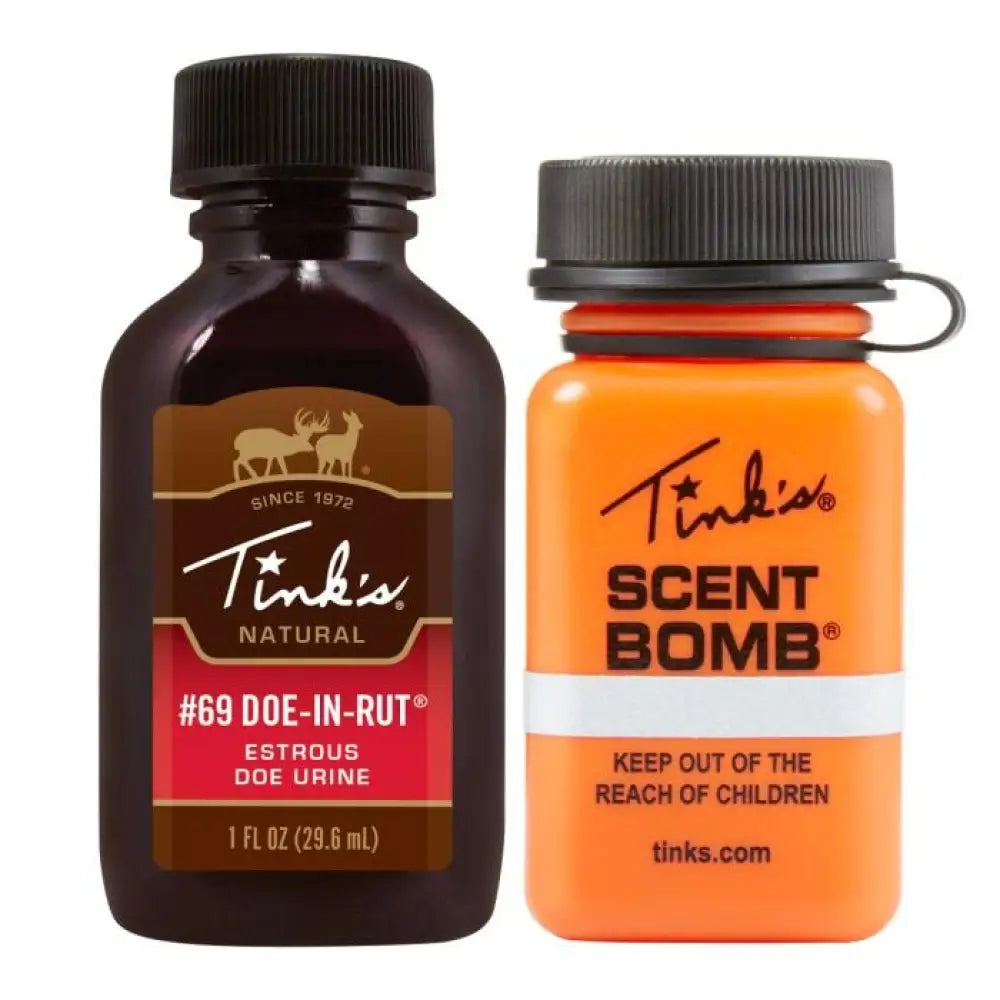 Dead Down Wind Scent Attractants Tink’s #69 Plastic Squeeze Bottle with Bomb - 1oz Buy at Faith and Freedom Outdoors