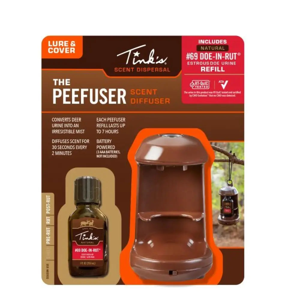 Dead Down Wind Scent Attractants Tink’s Peefuser Unit with #69 Natural Refill Buy at Faith and Freedom Outdoors