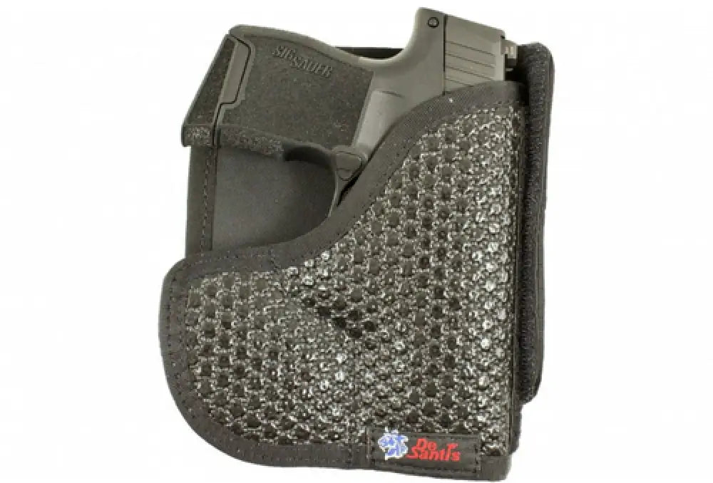 Desantis Gunhide M44bj8jz0 Super Fly Black Rubberized Fabric Pocket Fits Sig P365 Ambidextrous Hand - M44bj8jz0
