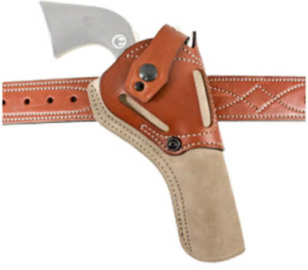 Desantis Gunhide Wild Hog Cowboy Belt Holster Fits Ruger Wrangler Ambidextrous Tan Leather 189nj9qz0