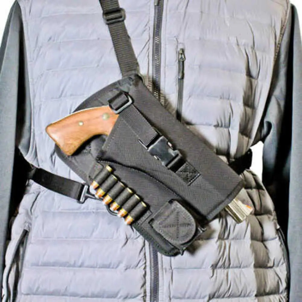 Desantis Gunhide Yukon Hunting Rig Black Nylon Shoulder Ruger Gp100 4’’ Right Hand - M72balrz0