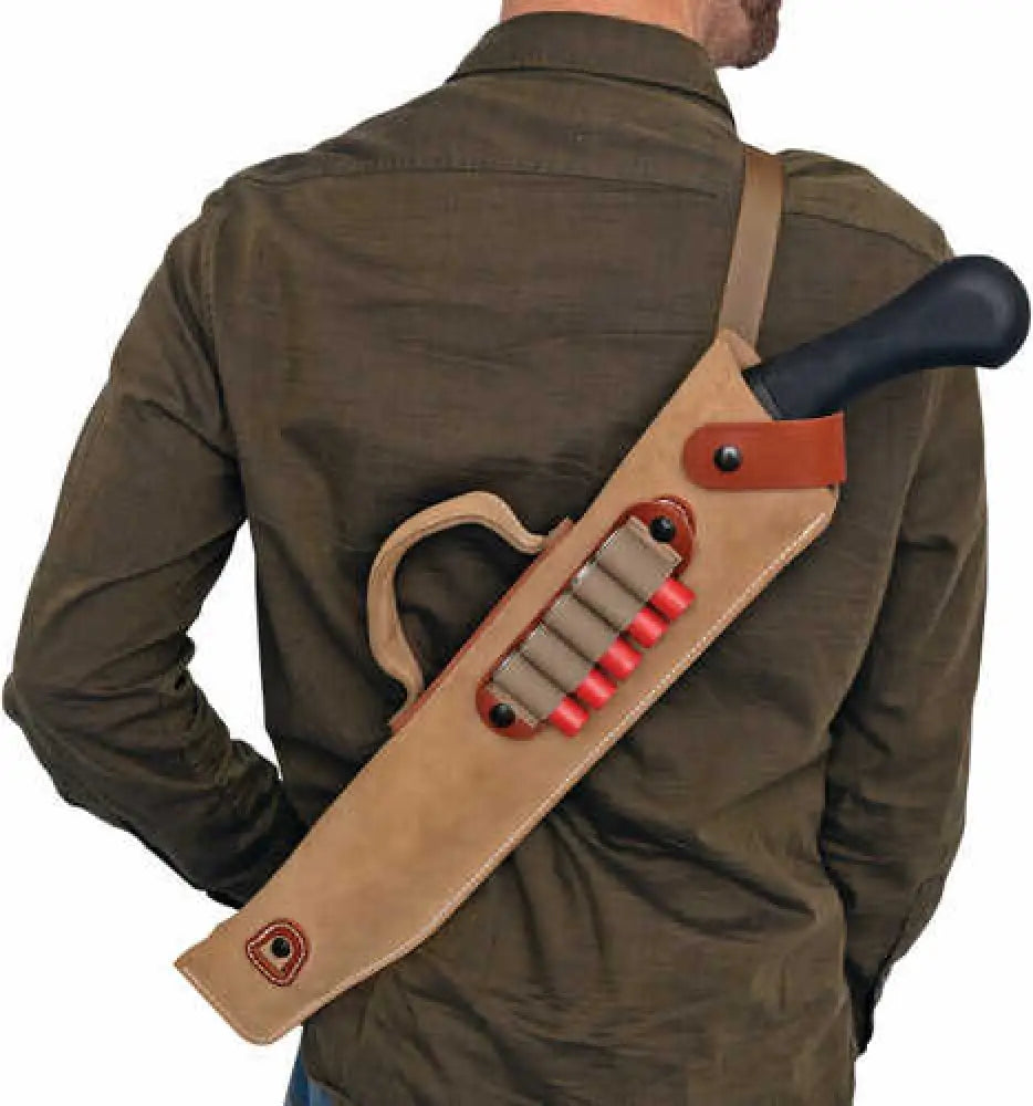 Desantis Kurz Shotgun Case for.410 Pump Action Firearms with 14’’ Barrel Ambidextrous Leather Tan - A88njg1z0