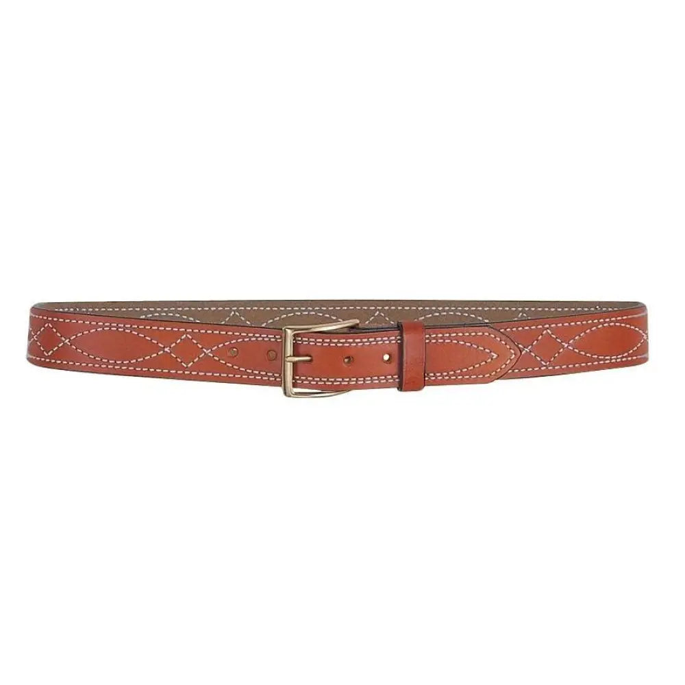 Desantis Leather Belts|holster & Duty Belts Desantis Fancy Stitch Lined Belt 1.5’’ Tan Size 36 Buy at Faith and Freedom