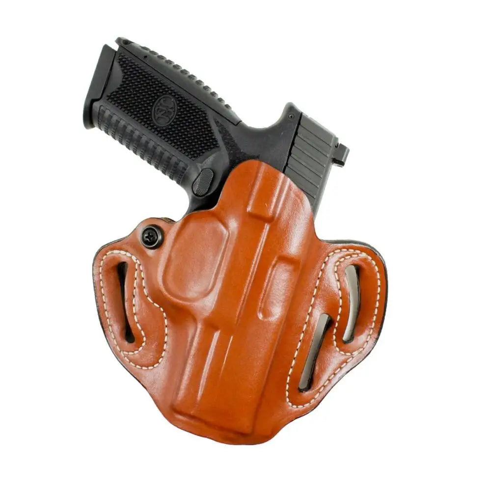 Desantis Leather Gun Holsters Desantis #002 Speed Scabbard Holster for Colt 1911 5’’ Tan Right Hand Buy at Faith