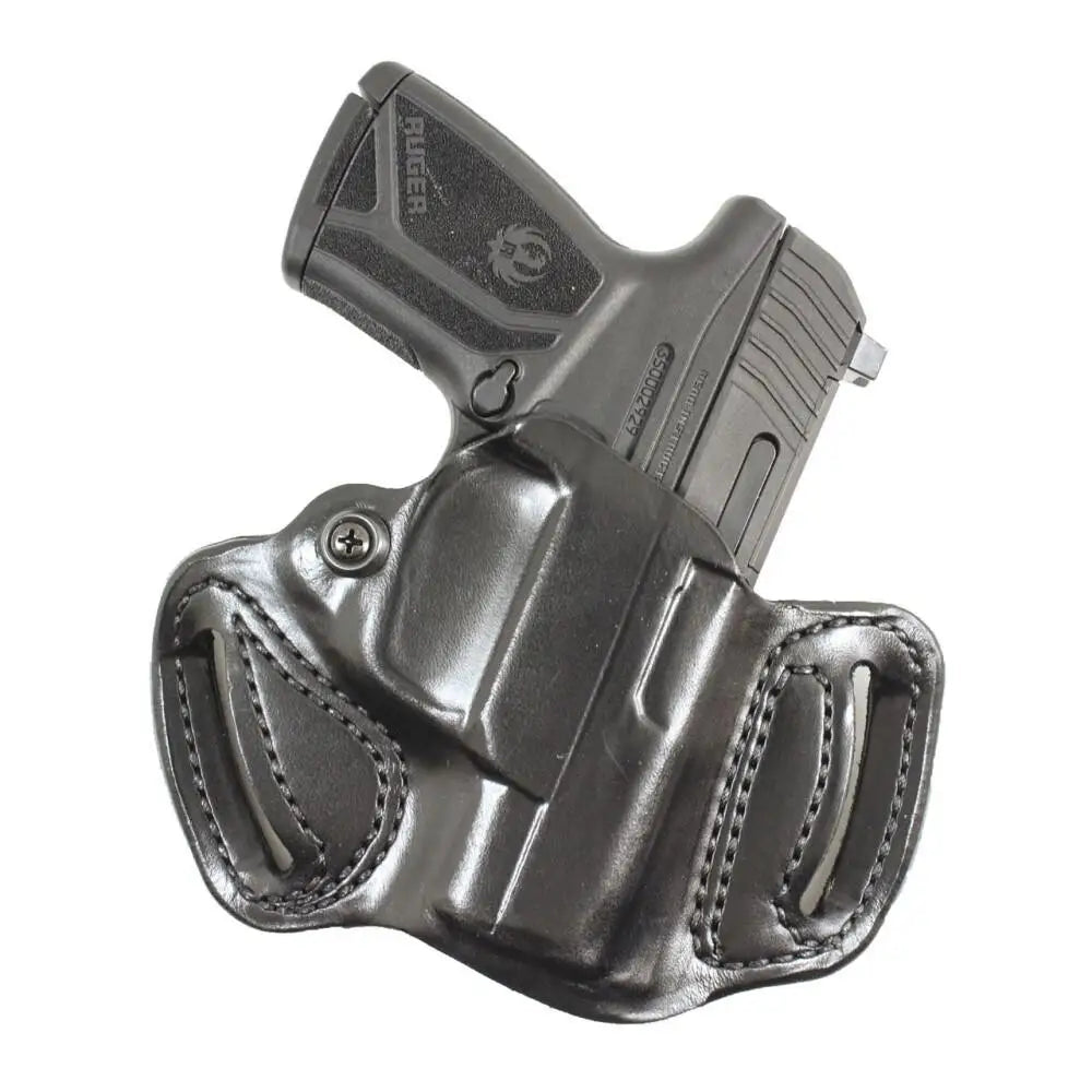 Desantis Leather Gun Holsters Desantis #086 Mini Slide Holster for S&w M&p Shield 45 M2.0 with Integrated Laser Black