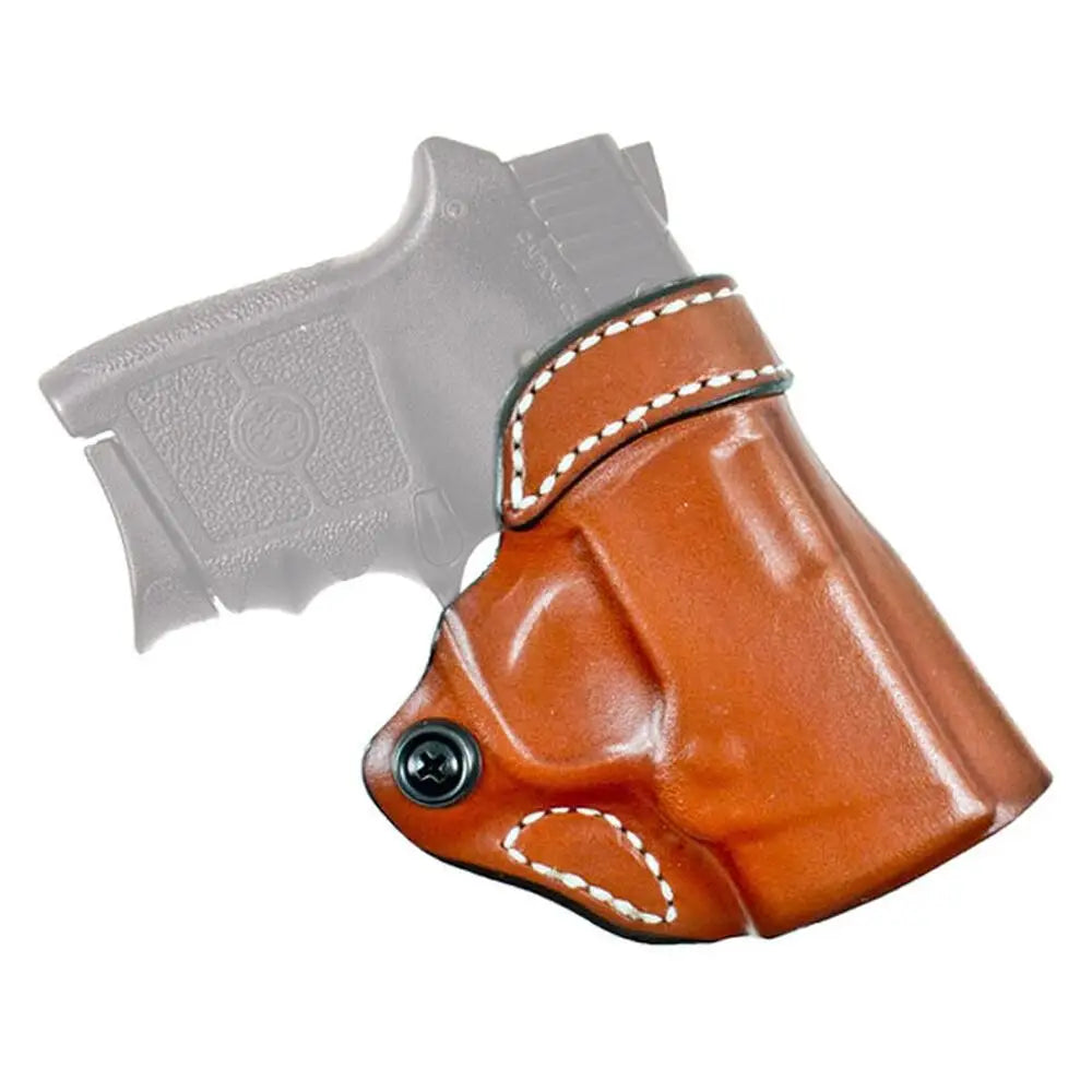 Desantis Leather Gun Holsters Desantis #155 Criss-cross Holster for Sig Sauer P938 Tan Right Hand Buy at Faith
