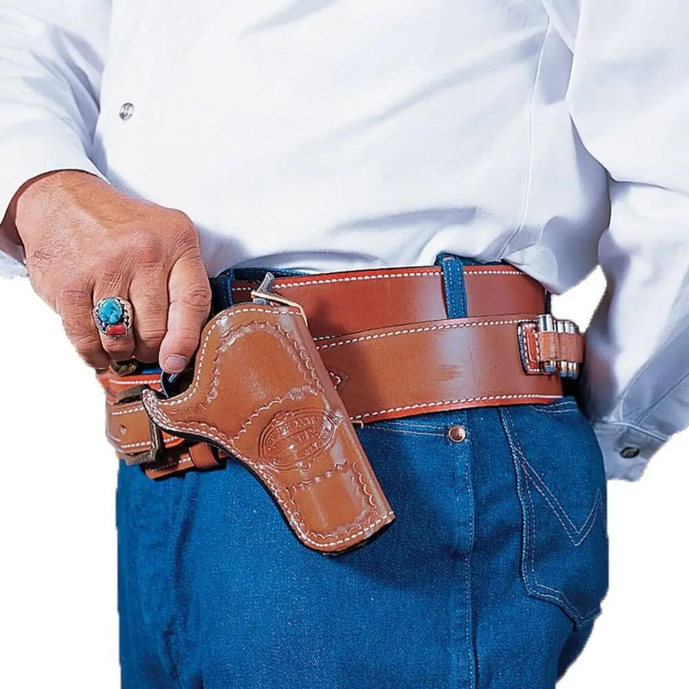 Desantis Leather Gun Holsters Desantis Doc Holliday Cross Draw Holster for Colt Saa 4.75’’ Tan Right Hand Buy at Faith