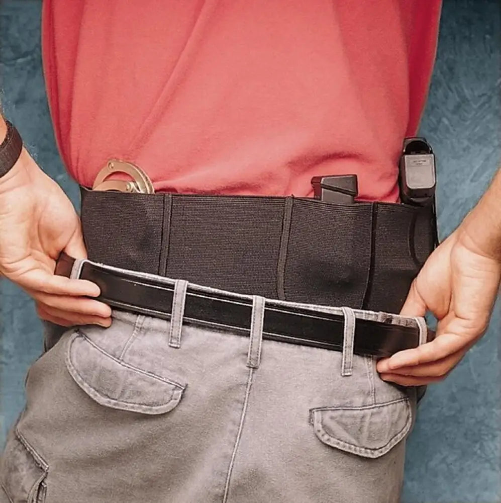 Desantis Leather Shooting|gun Holsters Desantis 5’’ Belly Band Extra Large 44’’ - 50’’ Black Ambi Buy at Faith