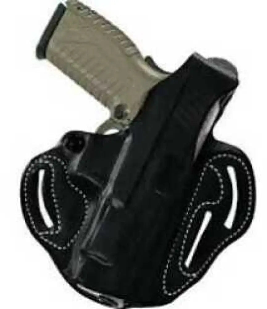 Desantis Thumb Break Scabbard Belt Holster Fits Glock 17/22 Right Hand Black Leather 001bab2z0