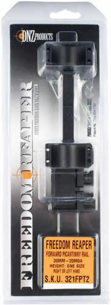 Dnz Freedom Reaper Forward Picatinny Rail 20 Moa Normal Height 30mm 1-piece Black - 321fpt2