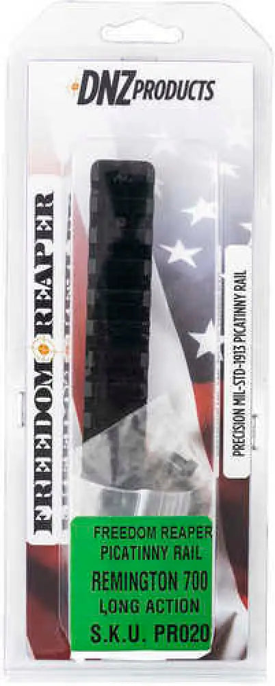 Dnz Freedom Reaper Ruger American Short Action 1913 Picatinny Rail Black Anodized Aluminum - Pr070