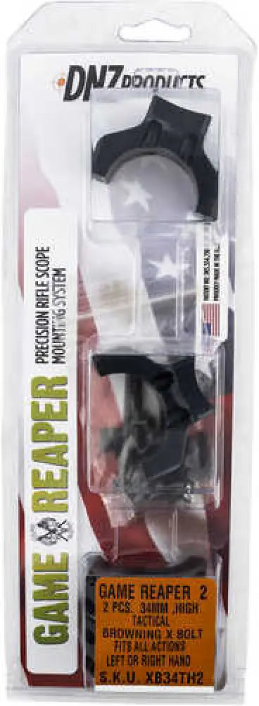 Dnz Game Reaper 2 Scope Mount/ring Combo Matte Black Browning X-bolt 34mm Tube High Rings Aluminum Rifle - Xb34th2