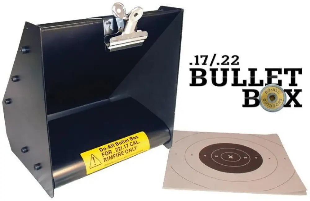 Do All Outdoors Target Stands & Accessories.17 - 22 Bullet Box Buy at Faith and Freedom