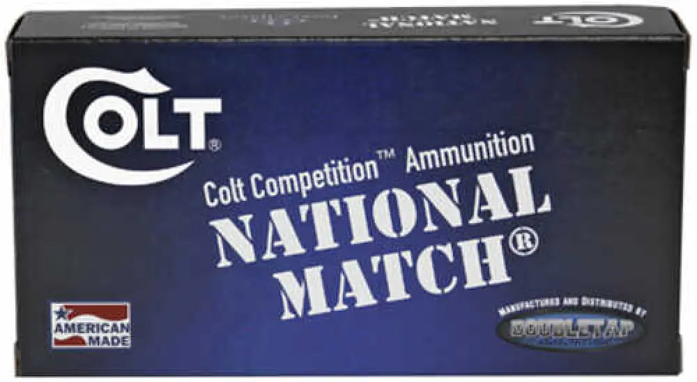 Doubletap Ammunition Colt National Match 10mm – Premium Full Metal Jacket Performance - 10mm Auto / 180 Grain / Handgun