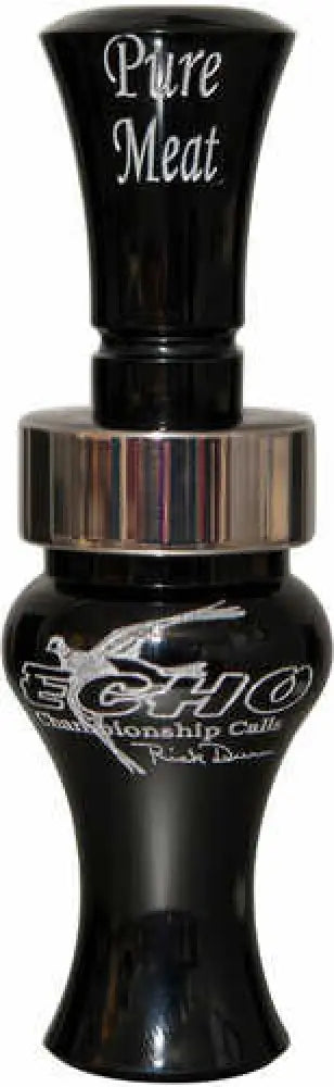 Echo Calls Inc 79019 Pure Meat Ducks Double Reed Black Acrylic