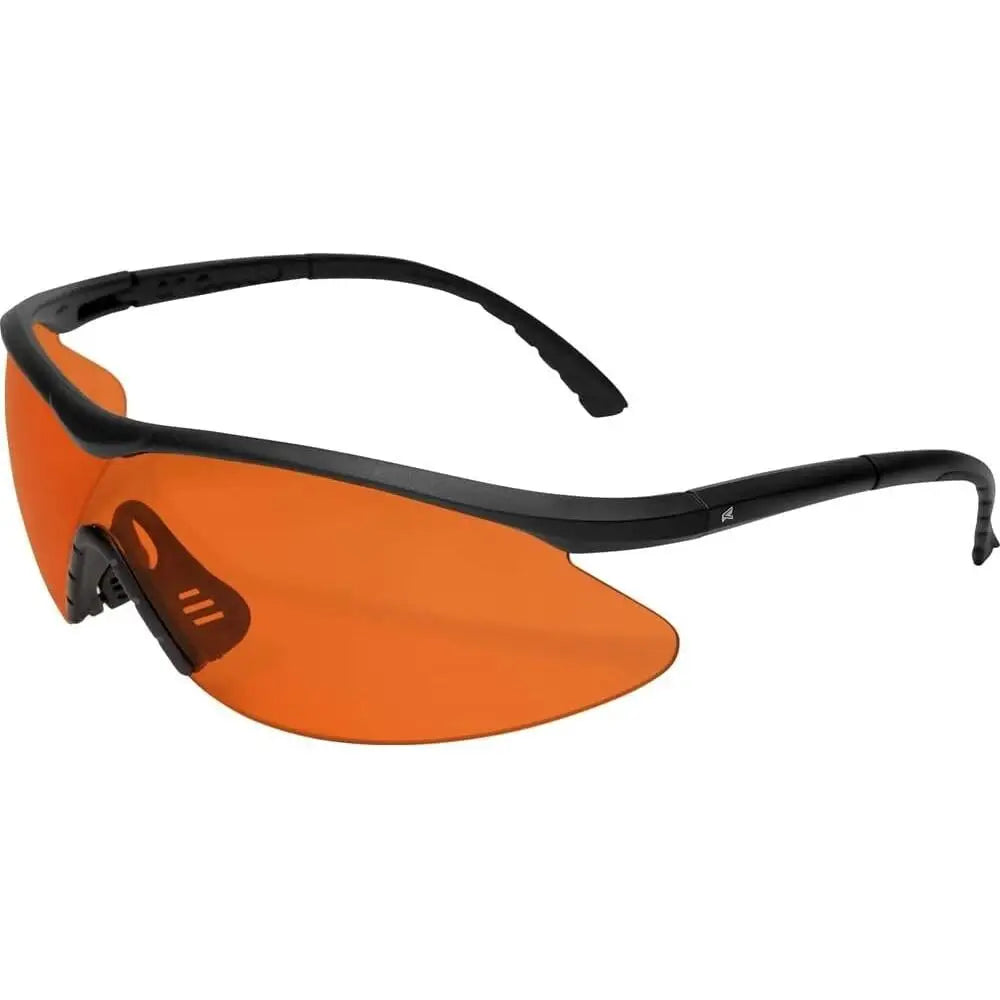 Edge Eyewear Sunglasses|shooting Glasses Fastlink Shooting Black Frame with Orange G15 Vapor Shield Lens Buy at Faith