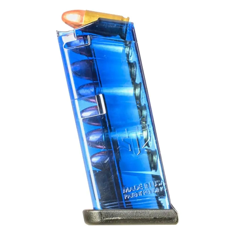 Elite Tactical Systems Group Gun Parts|handgun Magazines Elite Tactical Systems (ets) Magazine Blue - Glock 43 9mm 7/rd