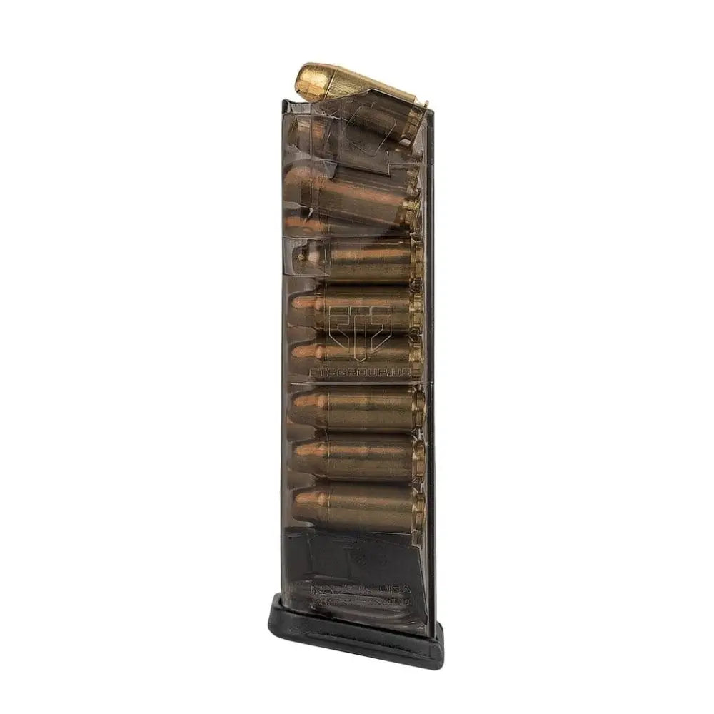 Elite Tactical Systems Group Handgun Magazines Elite Tactical Systems Carbon Smoke Magazine for Glock 22 40 S&w 16/rd