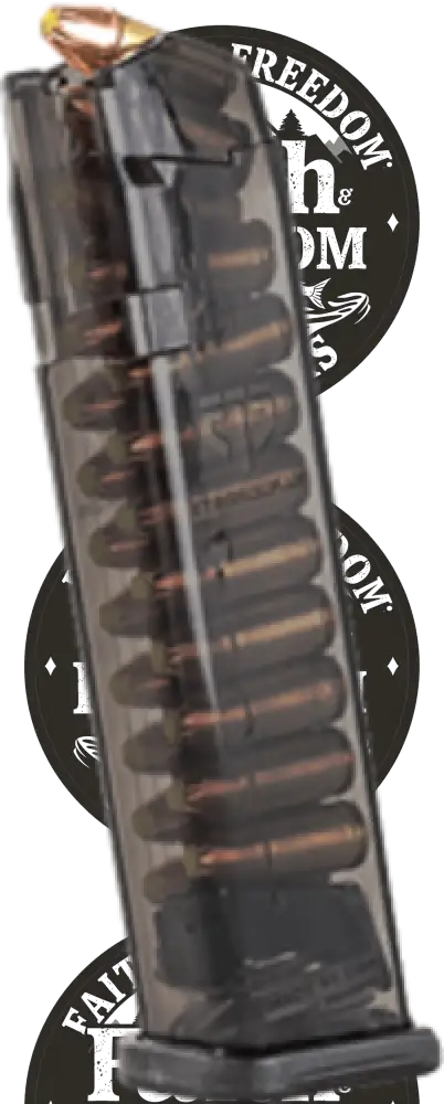 Elite Tactical Systems Group Magazine 9mm 22 Rounds for Glock 17/19/26 Carbon Smoke Smk-glk-9-22 - Smk-glk-9-22