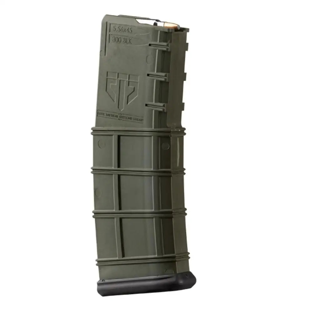 Elite Tactical Systems Group Rifle Magazines Elite Tactical Systems Ar-15 Magazine Od Green Nylon 223/5.56 Blk 30 Round