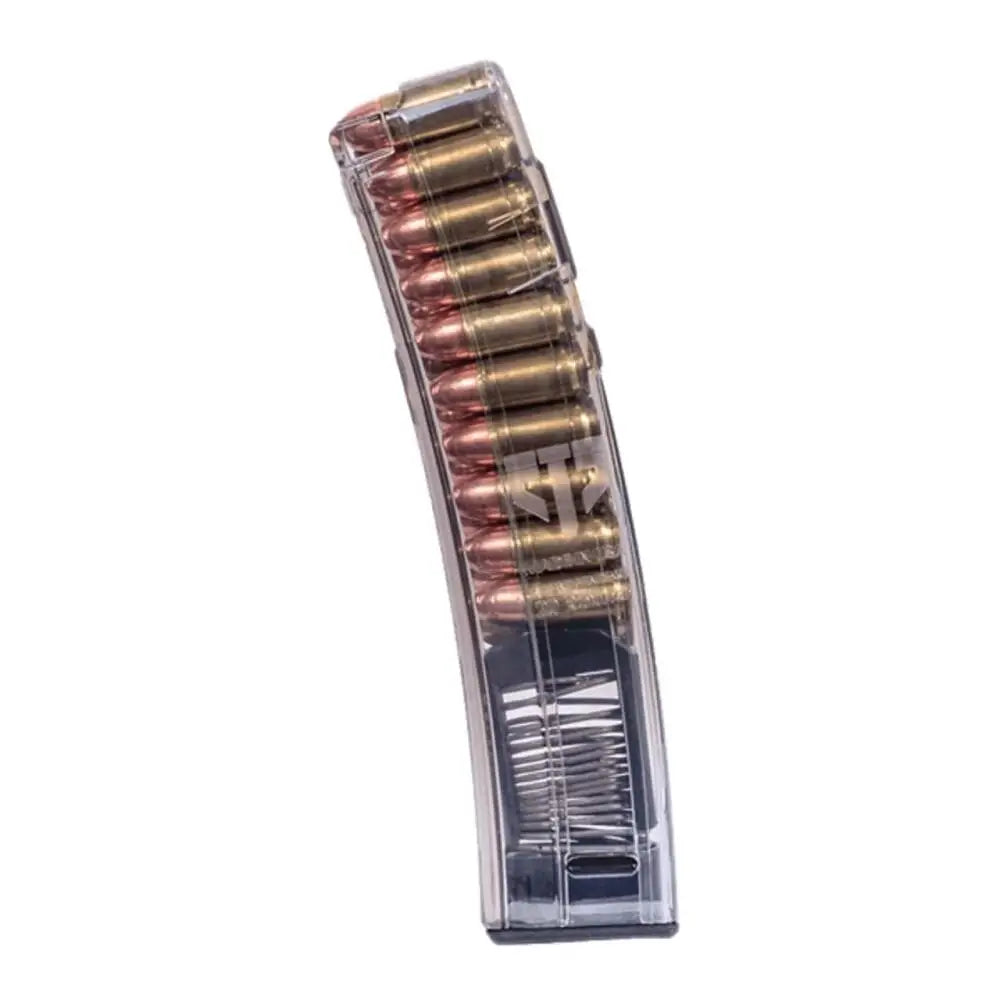 Elite Tactical Systems Group Rifle Magazines Elite Tactical Systems Carbon Smoke Series Hkmp5 Handgun Magazine 9mm