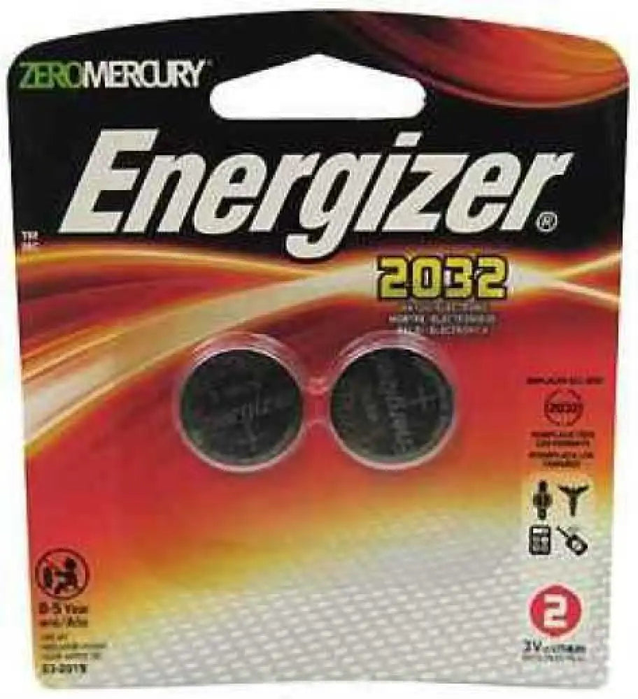 Energizer Lithium Coin #2032 3volt (2-pack) 2032bp-2